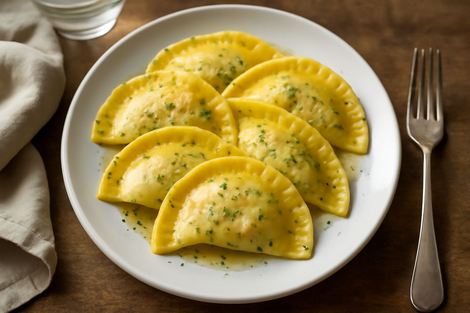 Mezzelune di pesce