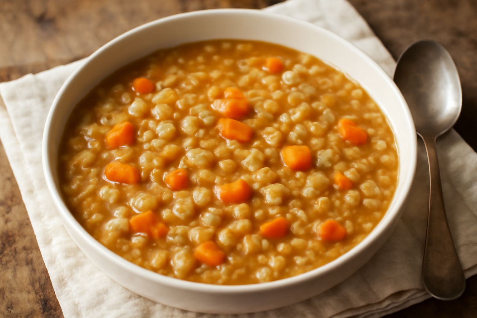Mica (minestra d'orzo e verdure)