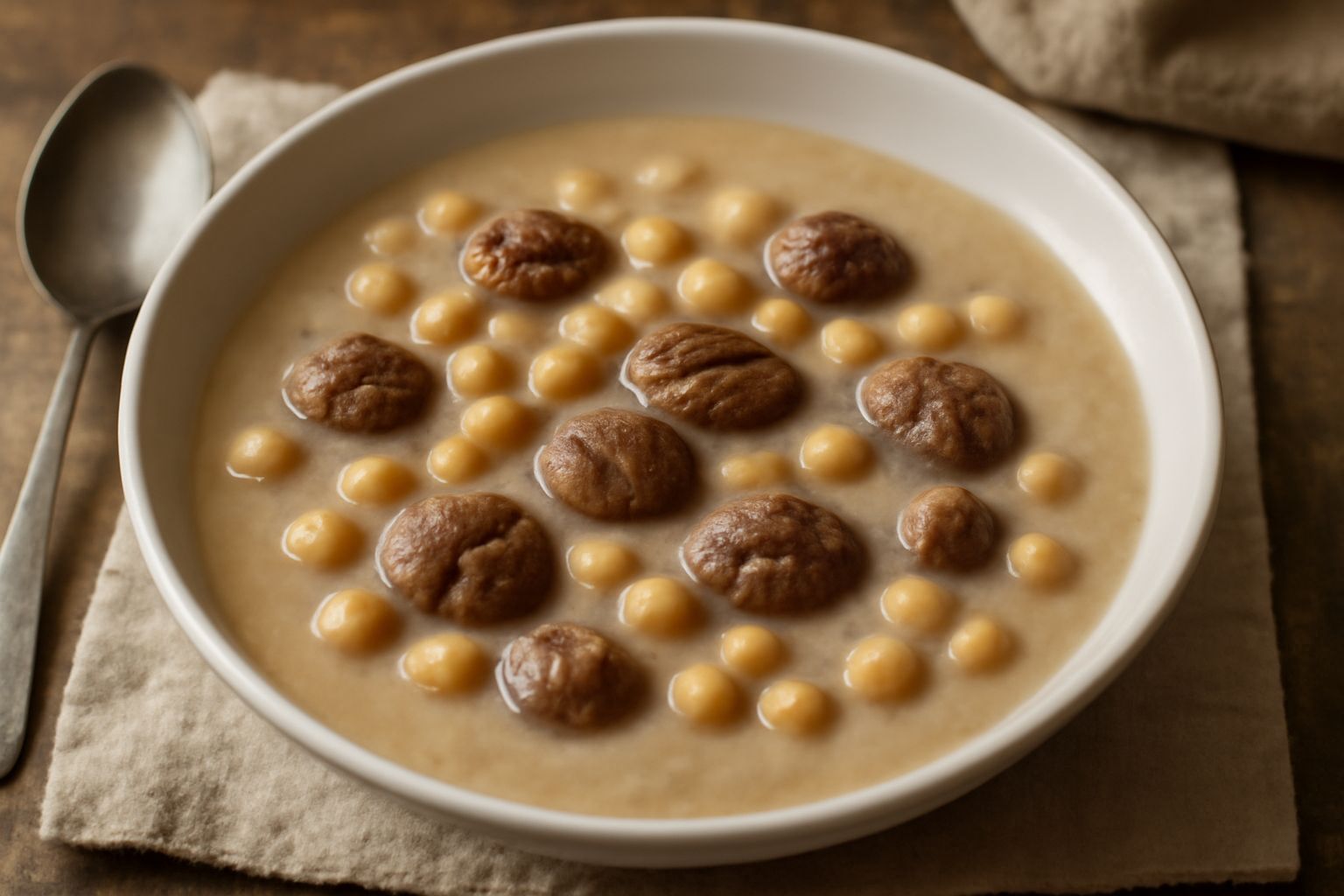Minestra di ceci e castagne