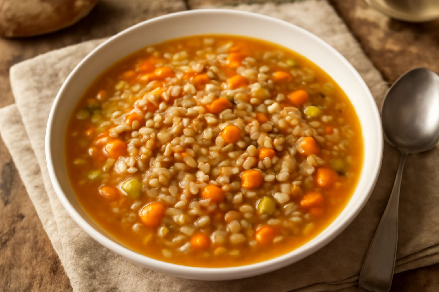 Minestra di cereali misti