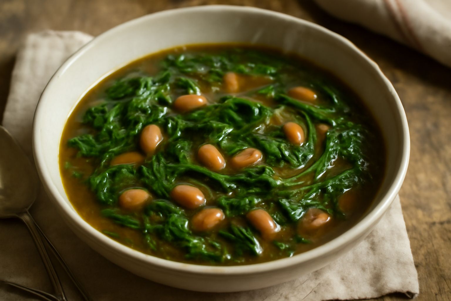 Minestra di chicoria e fagioli