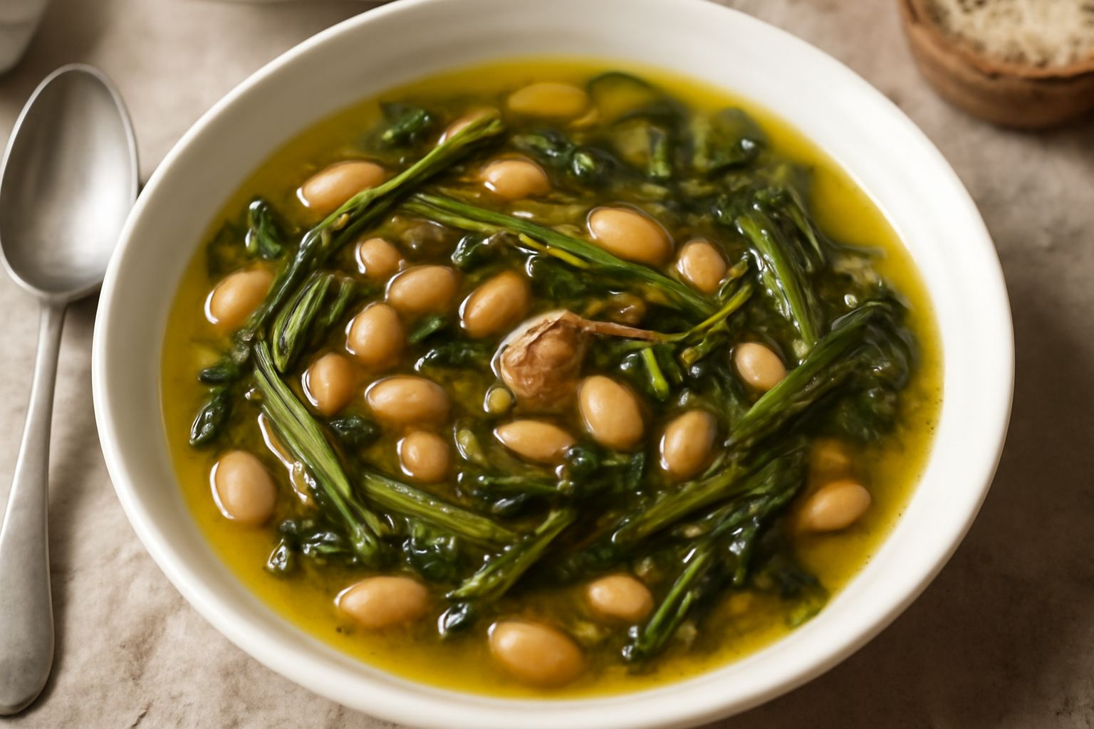 Minestra di cicoria e fagioli