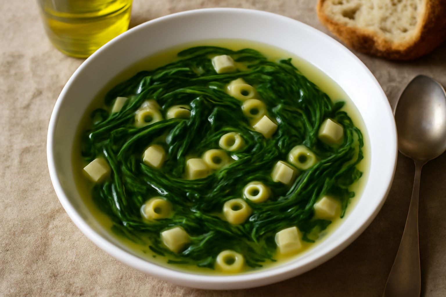 Minestra di cicoria e pasta