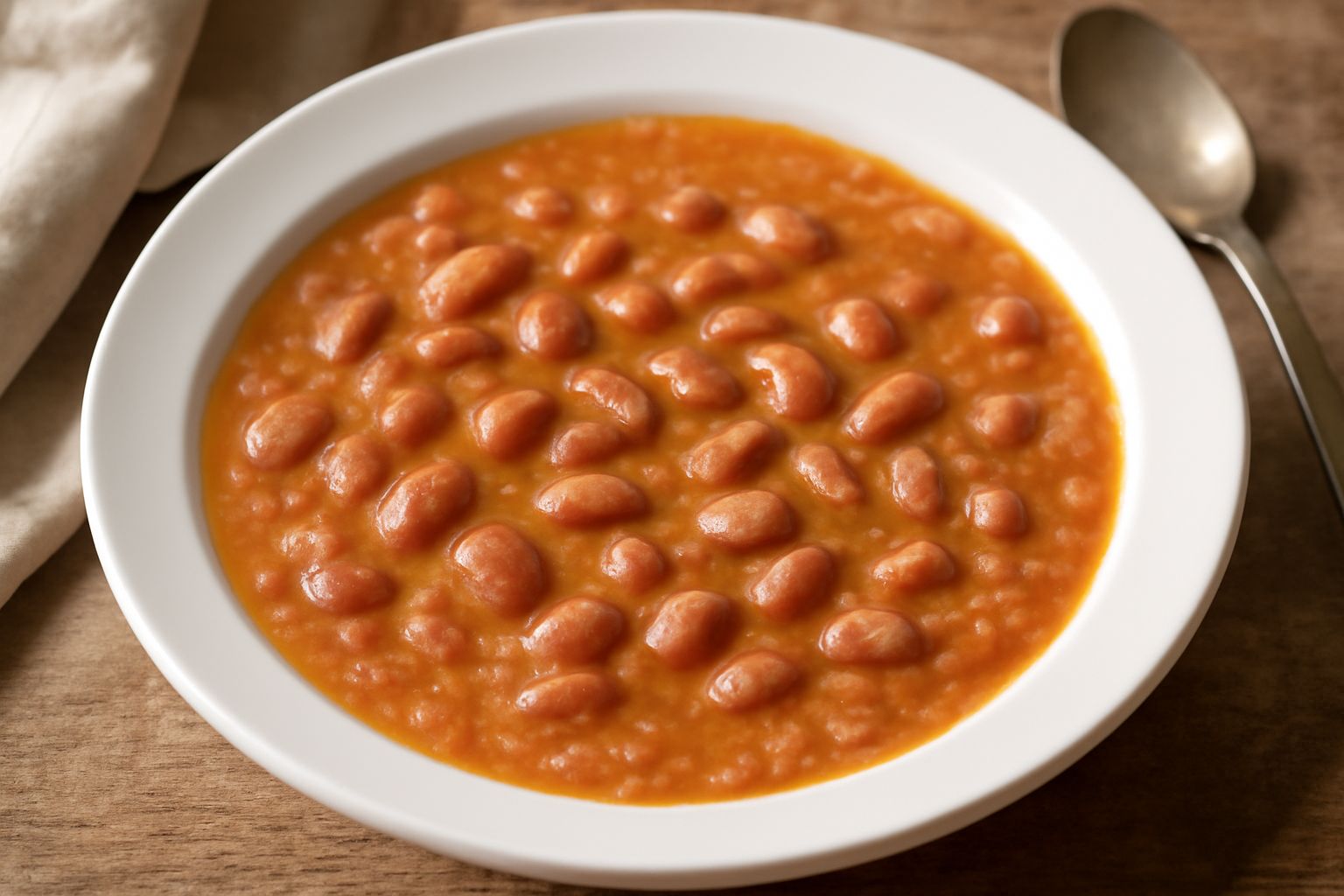 Minestra di fagioli borlotti