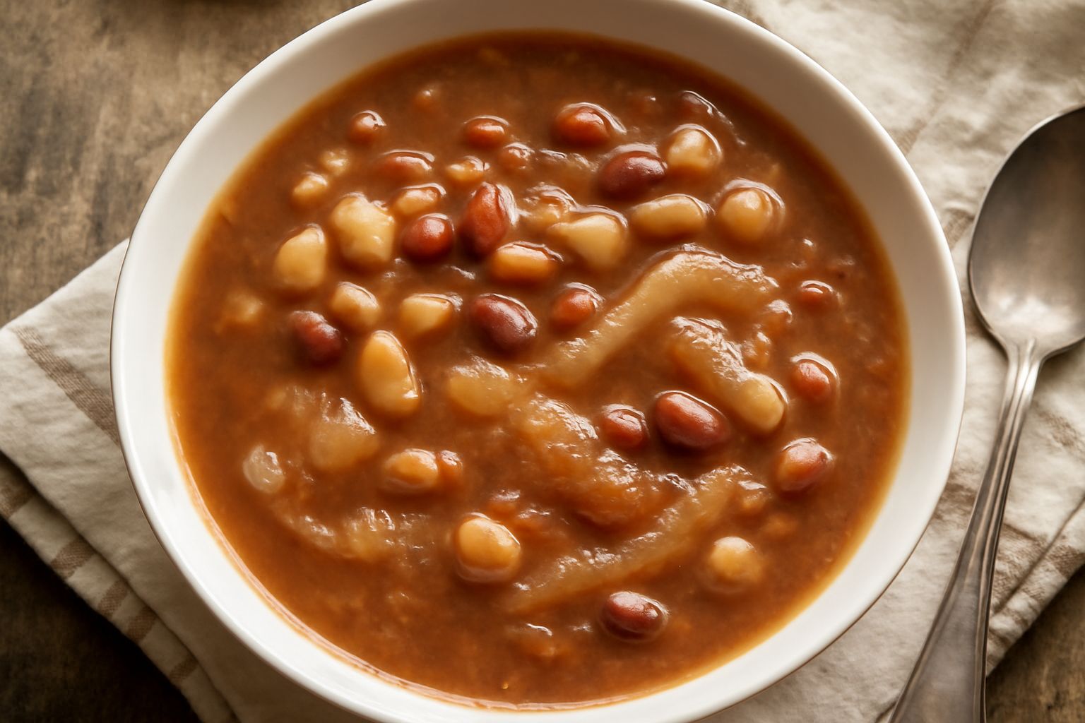 Minestra di fagioli e cotiche