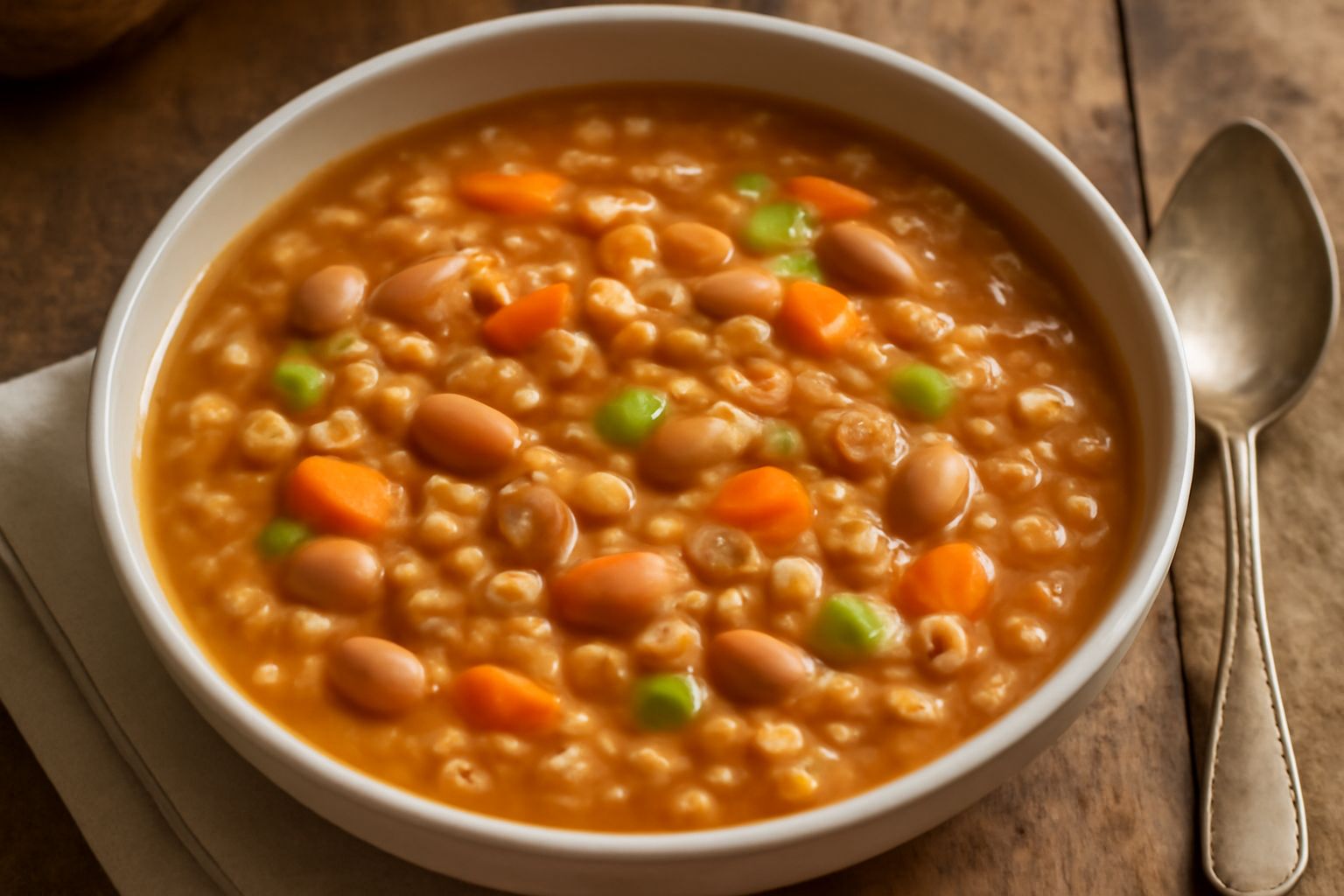 Minestra di farro e fagioli
