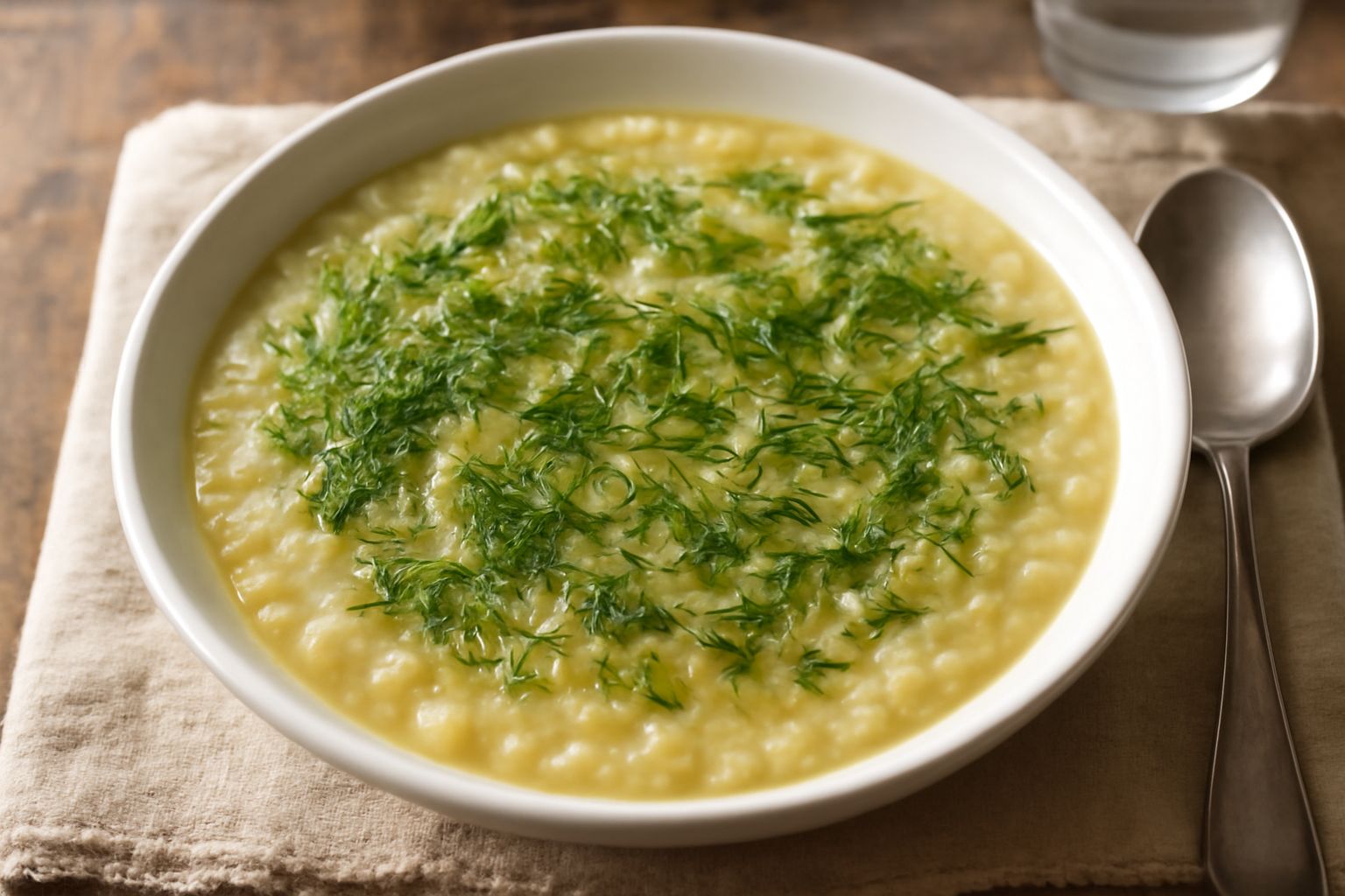 Minestra di fava e finocchietto