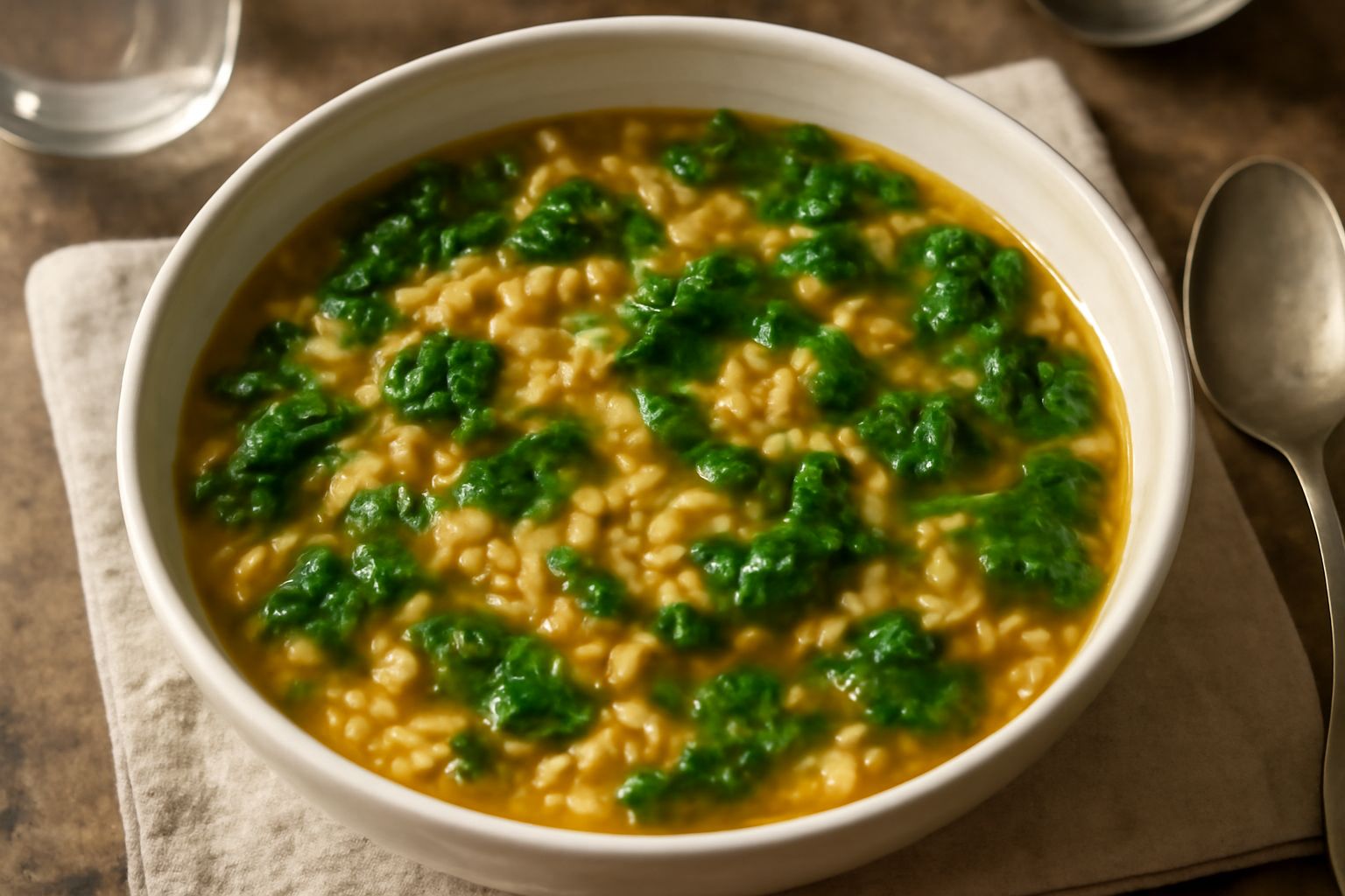 Minestra di orzo e cavoli