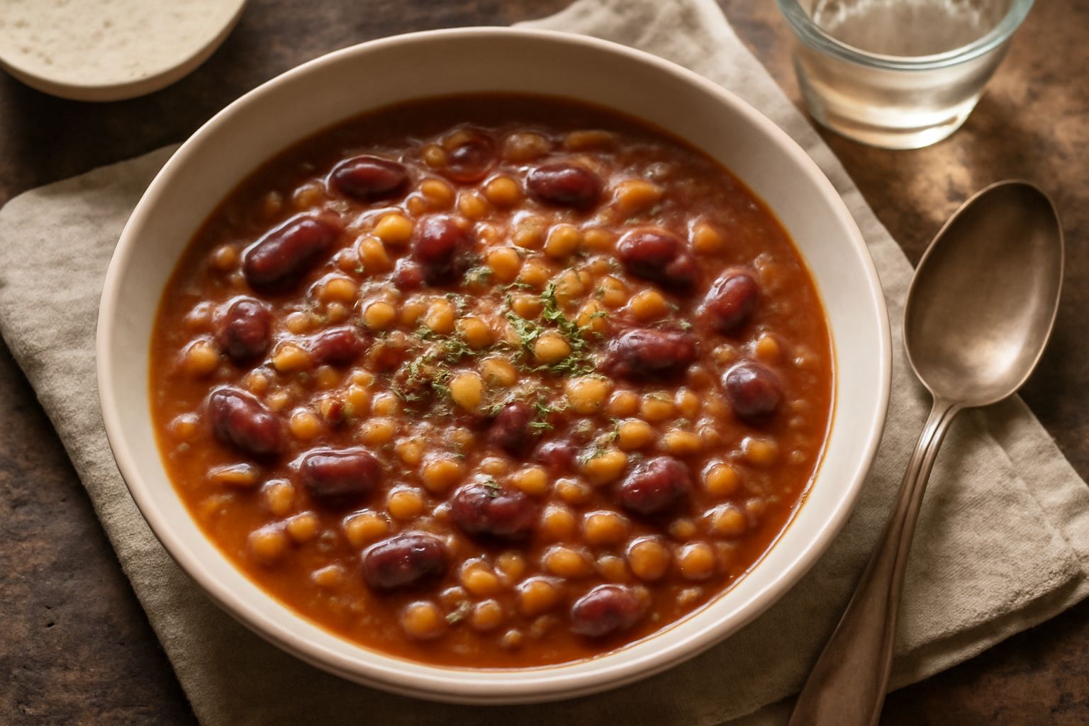 Minestra di orzo e fagioli