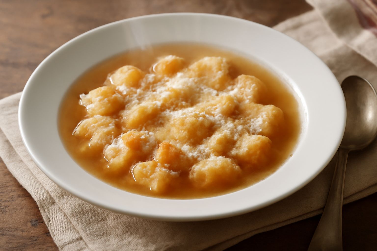 Minestra di pane e brodo
