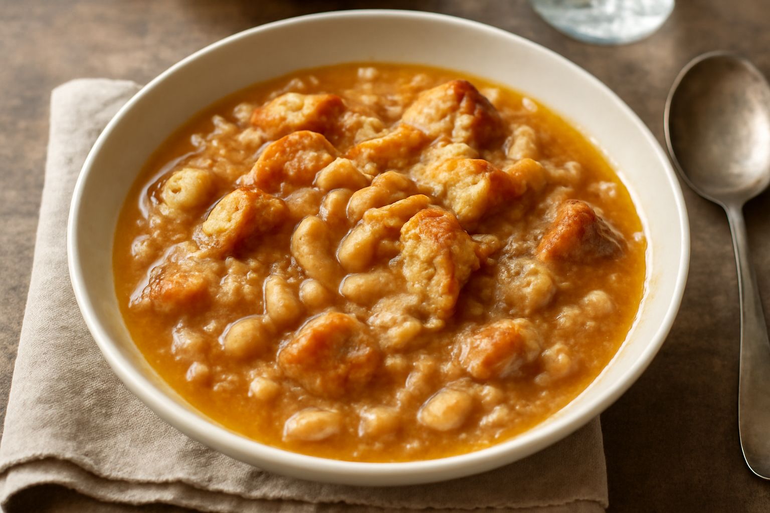 Minestra di pane e fagioli