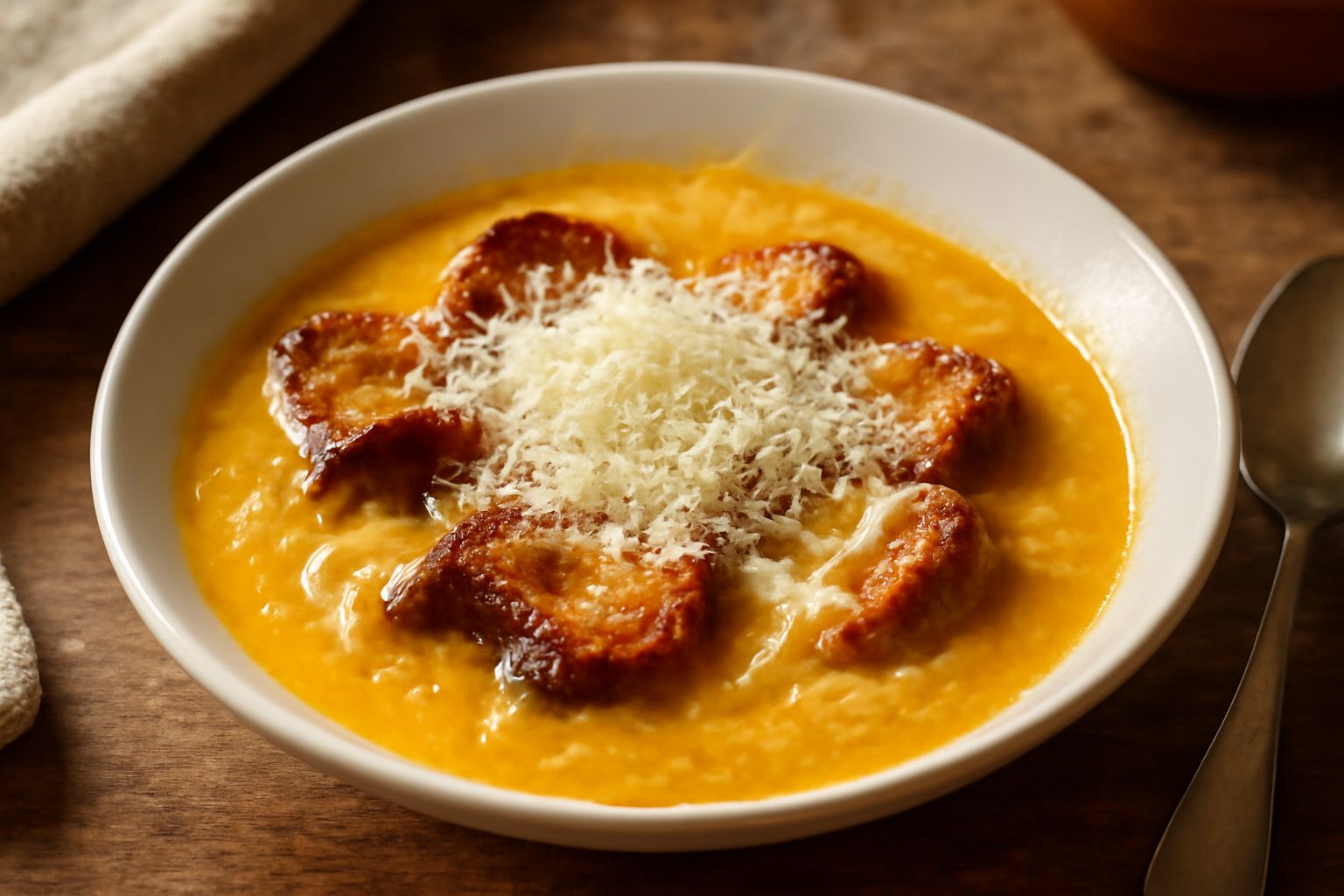 Minestra di pane e formaggio