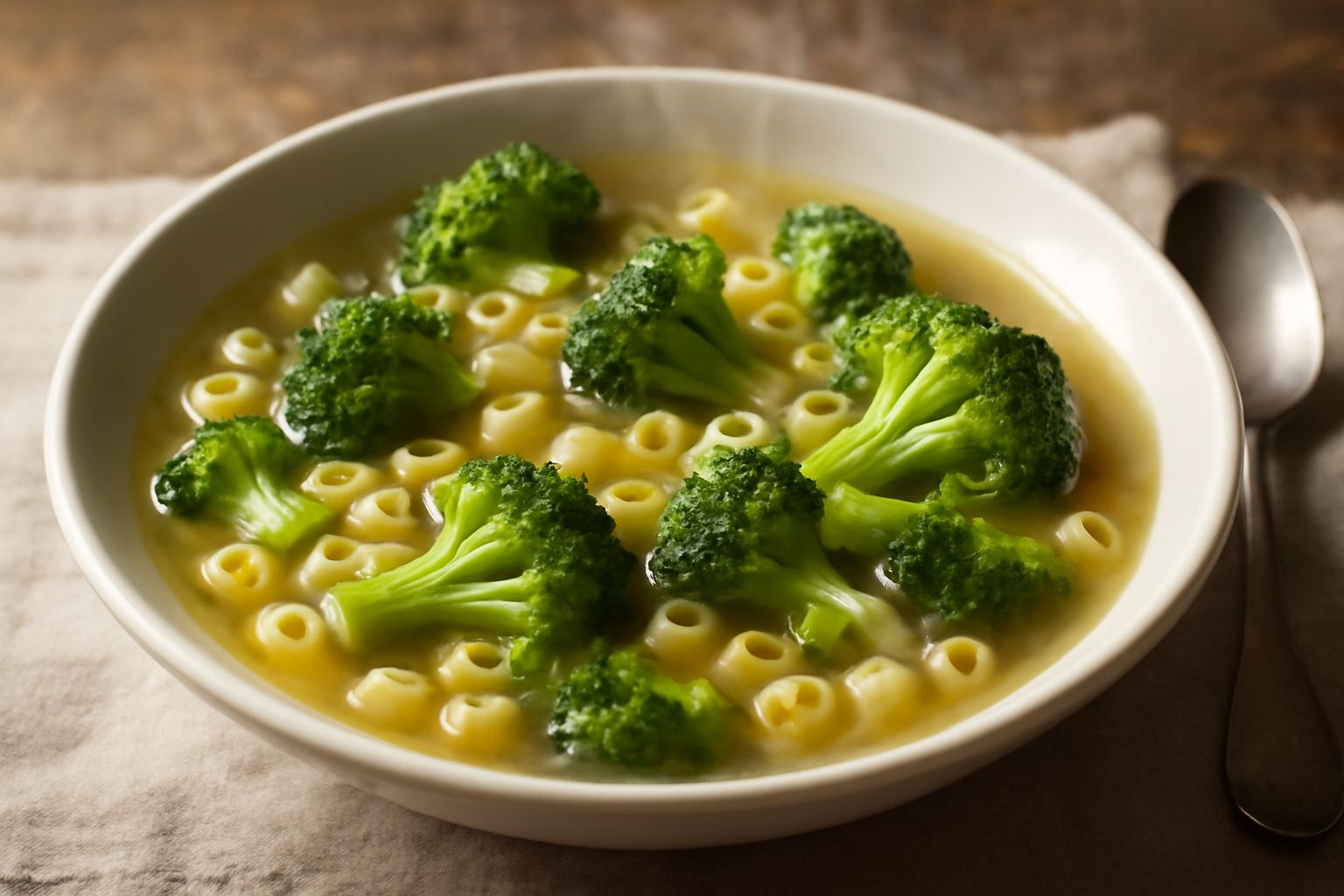 Minestra di pasta e broccoli