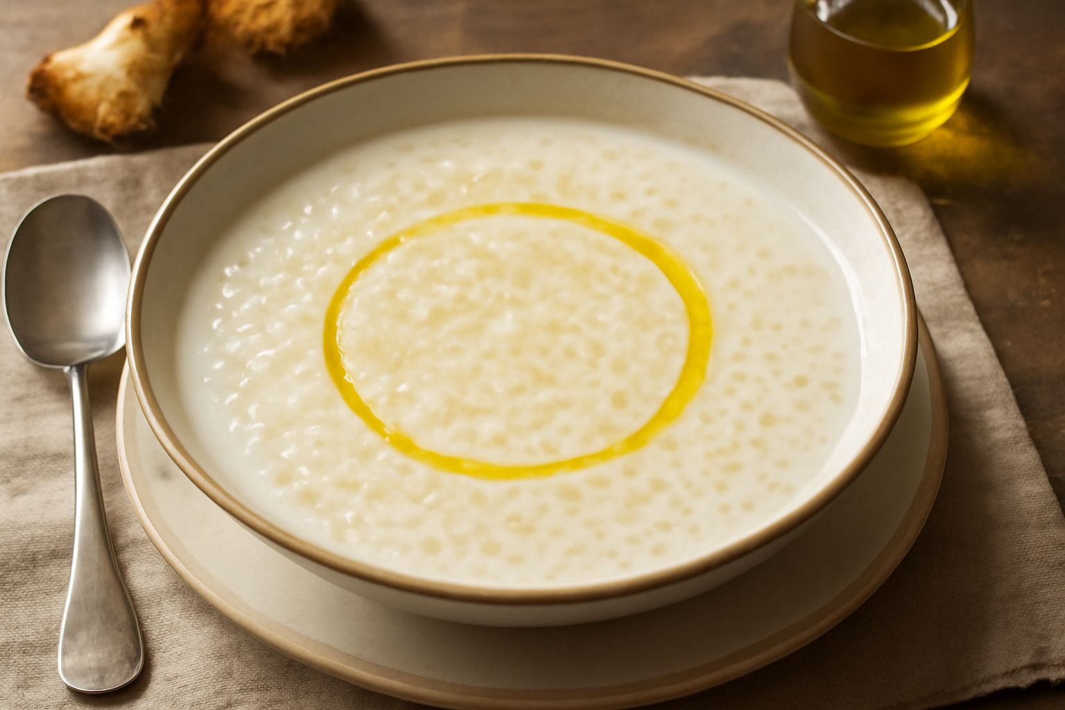 Minestra di pastina e latte