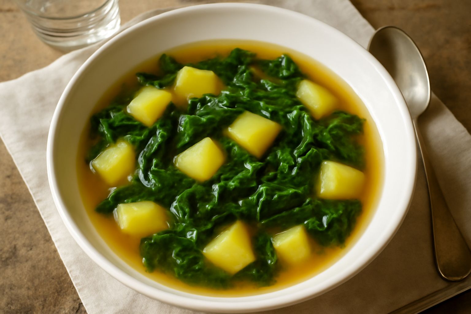 Minestra di patate e bietole