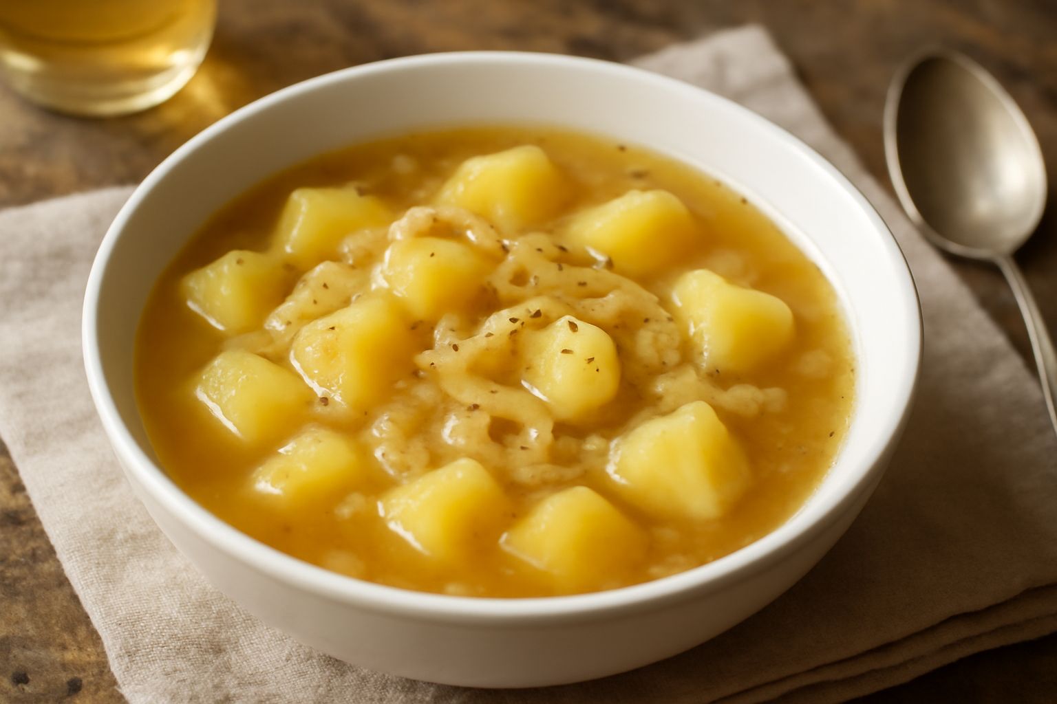 Minestra di patate e cipolla