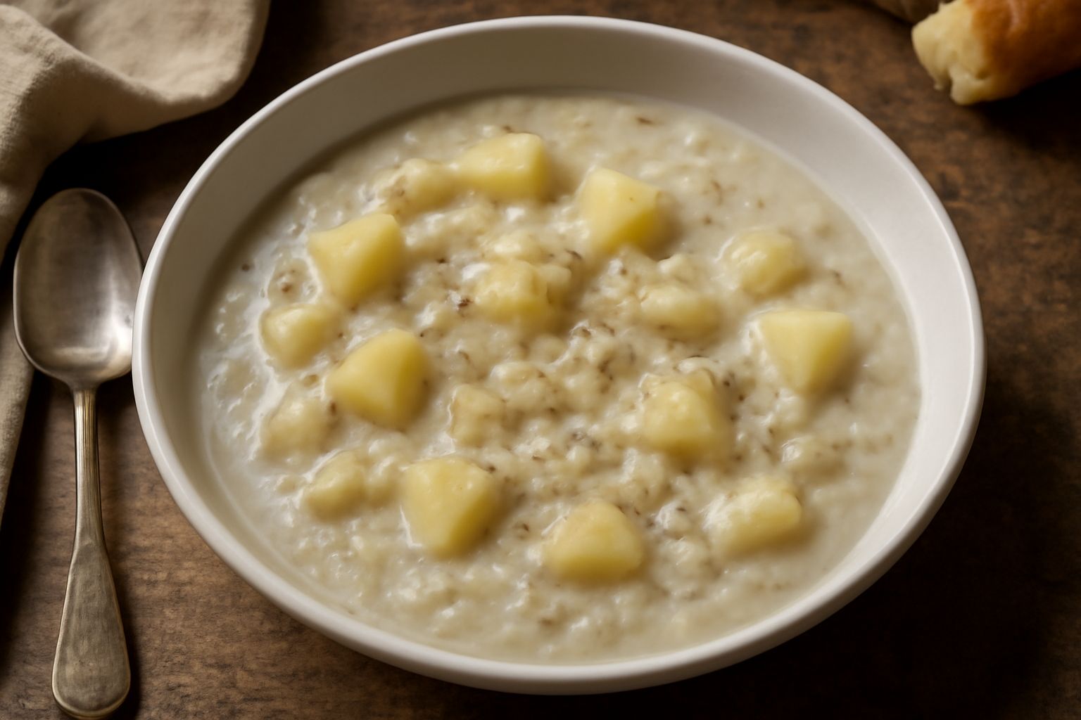 Minestra di patate e cipolle