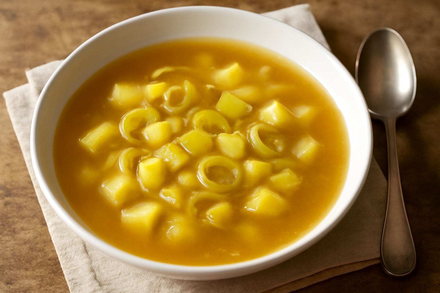 Minestra di porri e patate