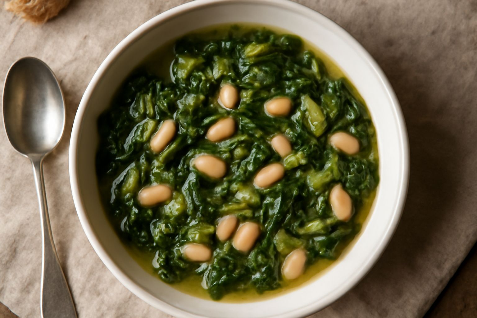Minestra di scarole e fagioli