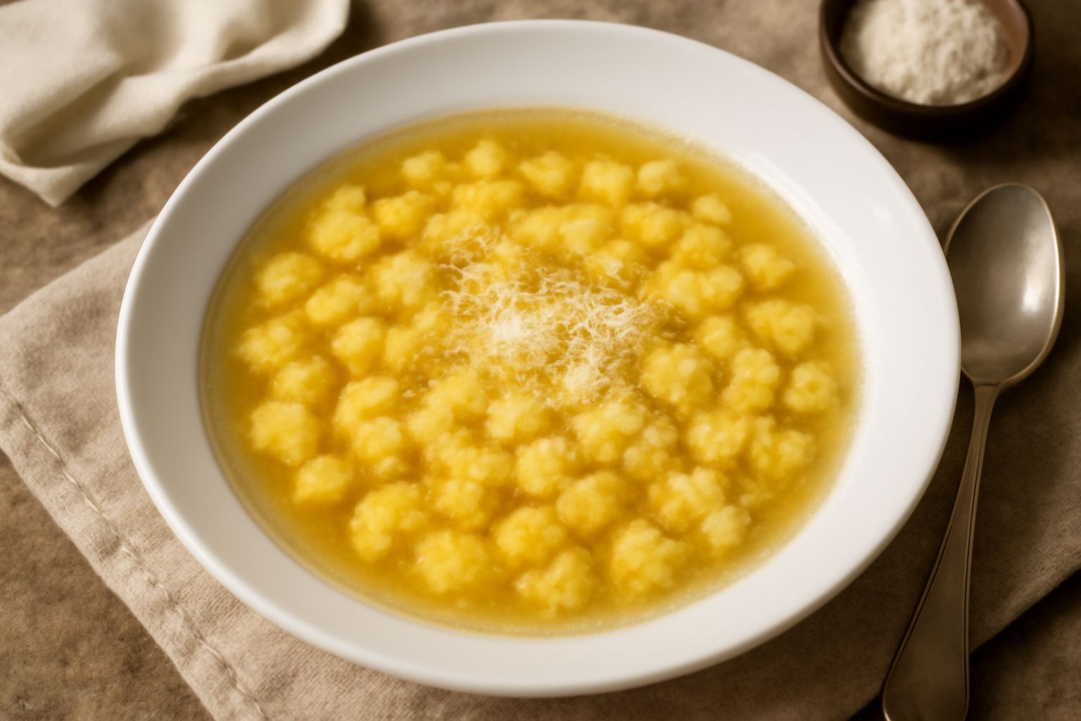 Minestra di semola in brodo