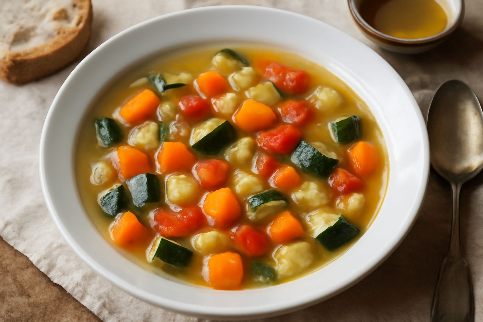 Minestra di verdure povere