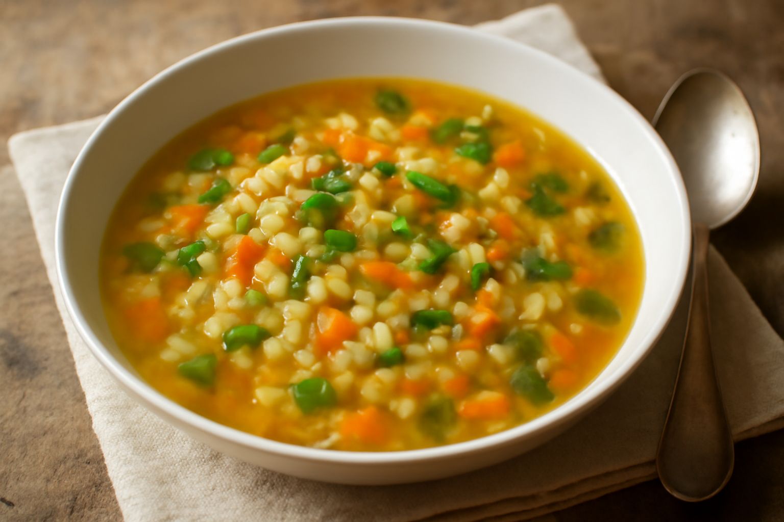 Minestra d'orzo d'estate