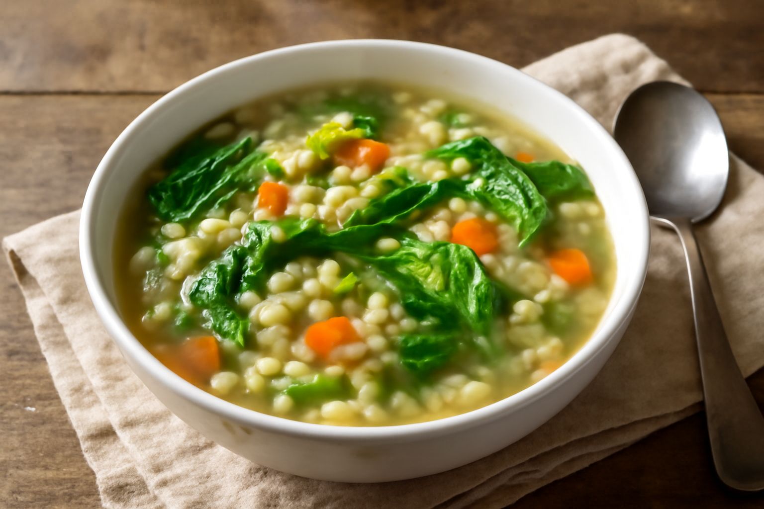 Minestra d'orzo e cavolo