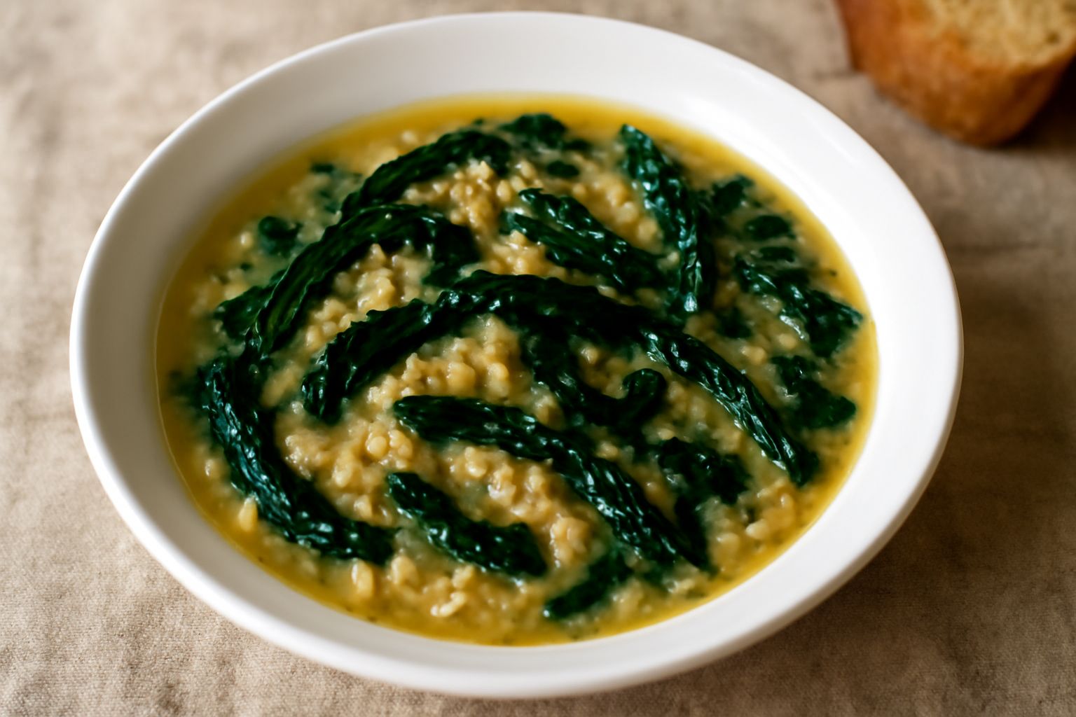 Minestra d'orzo e cavolo nero
