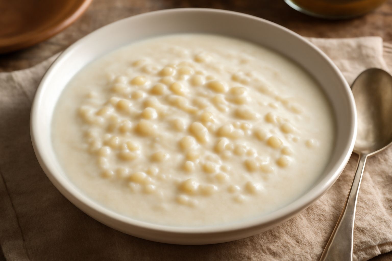 Minestra d'orzo e latte