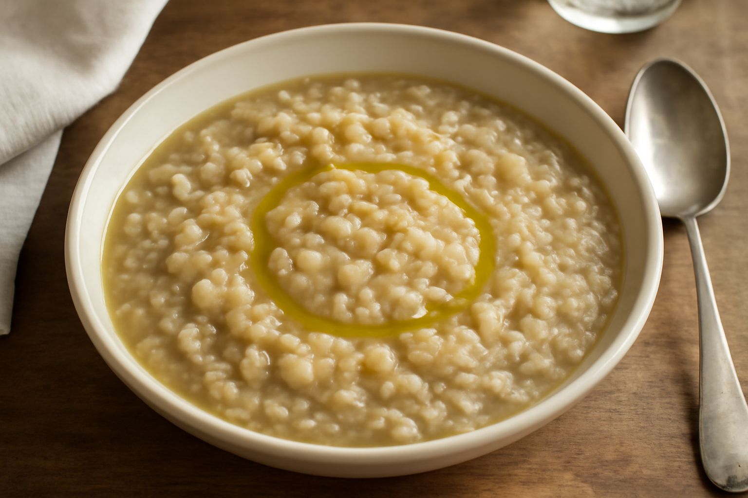 Minestra d'orzo e rape