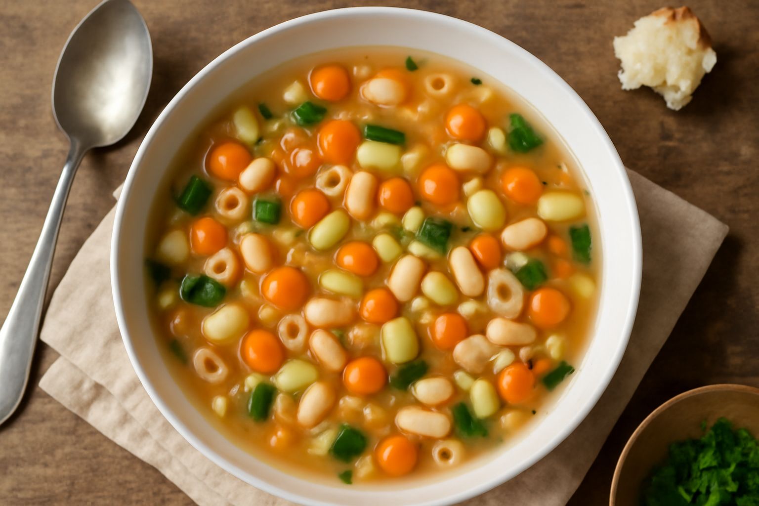 Minestrone con pasta