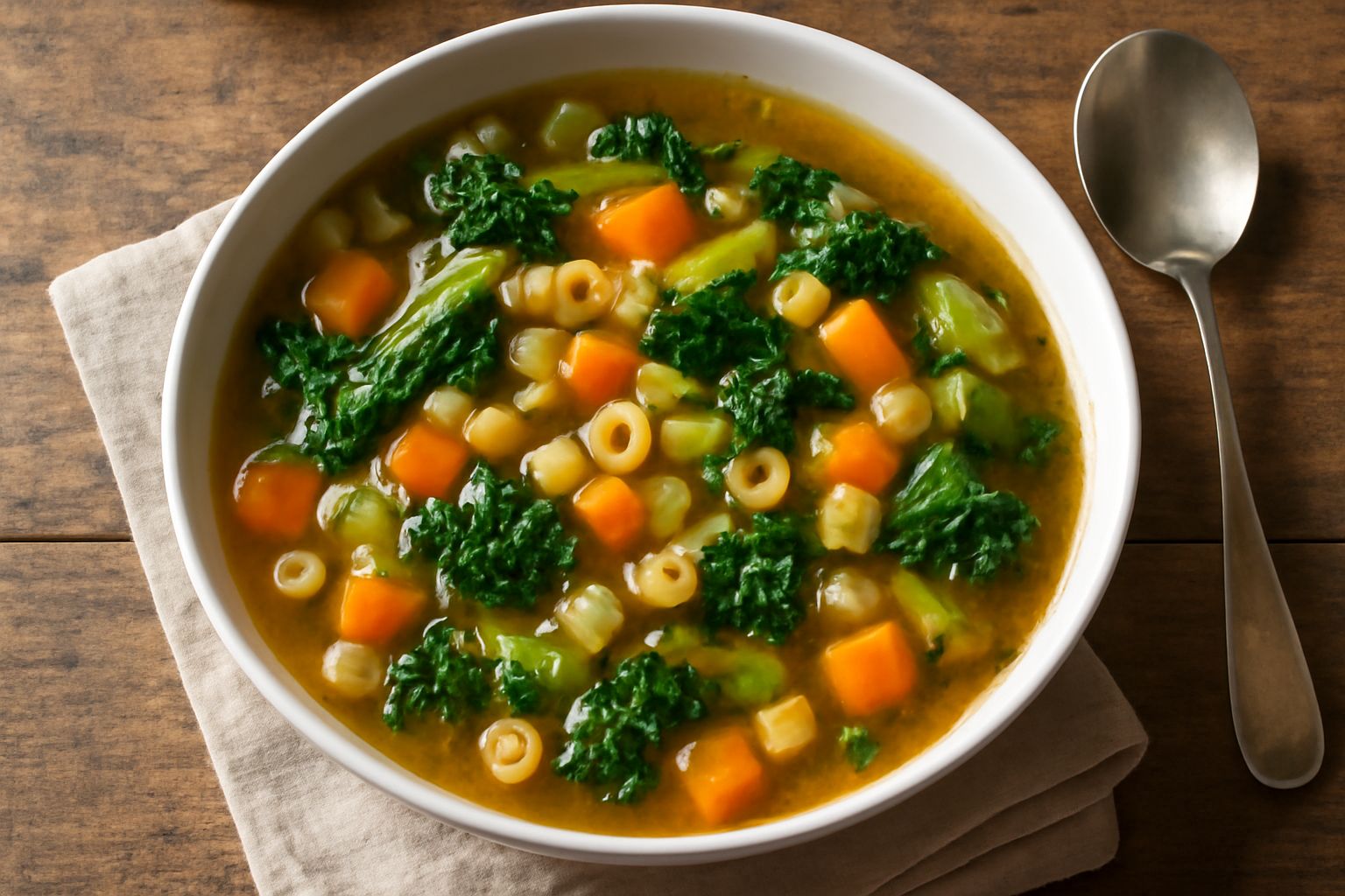 Minestrone di verdure di scarto