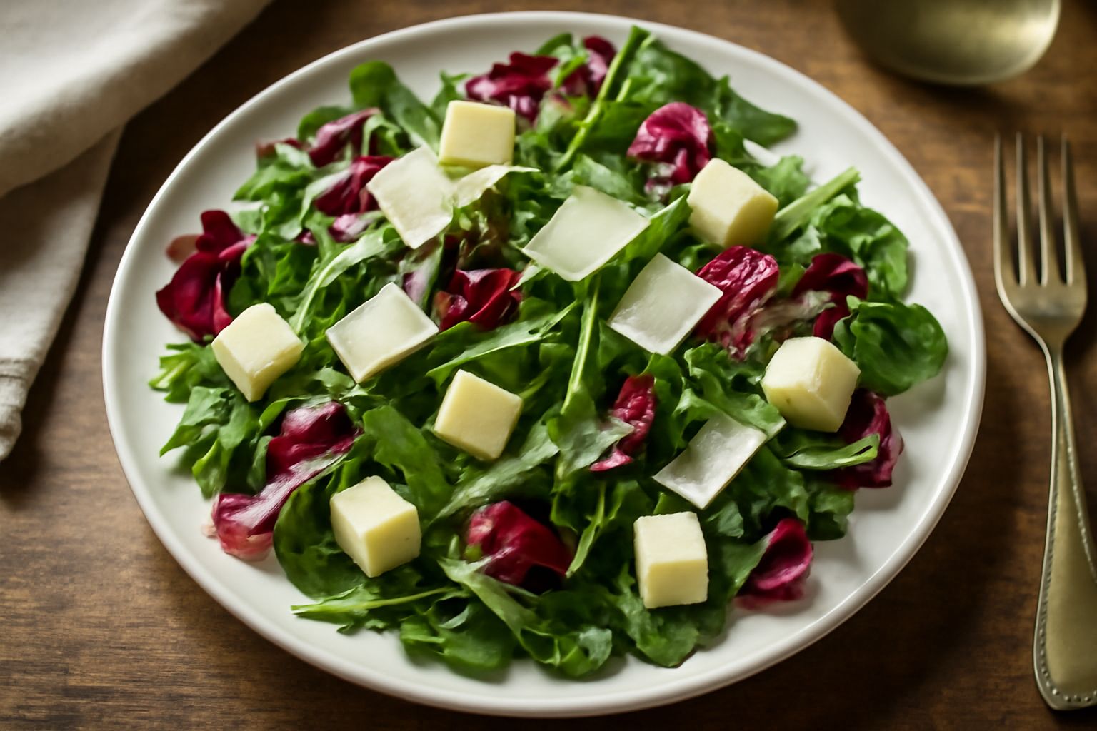 Misticanza col formaggio