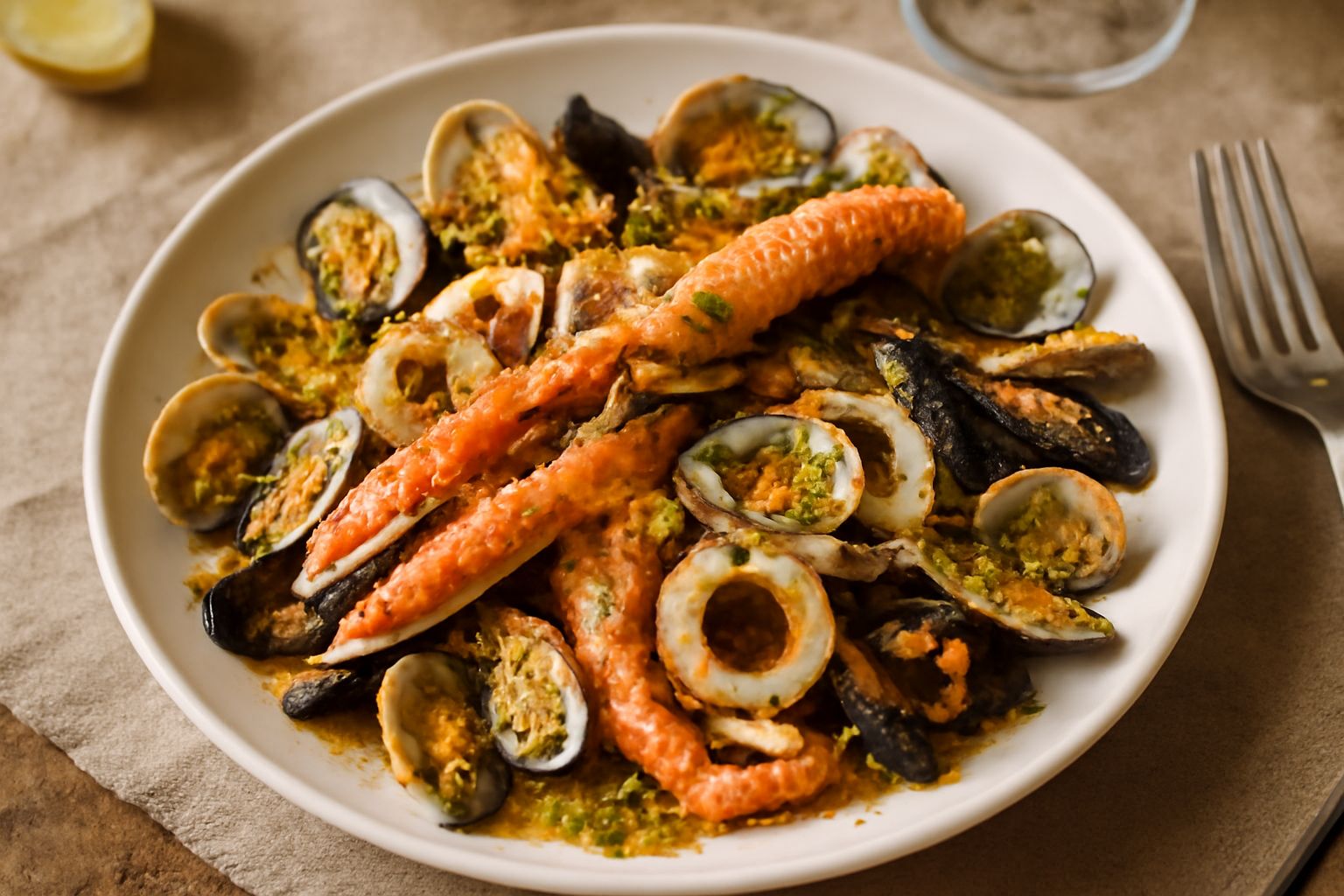 Molluschi vari al forno