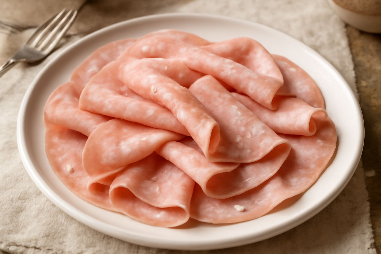 Mortadella di Bologna affettata