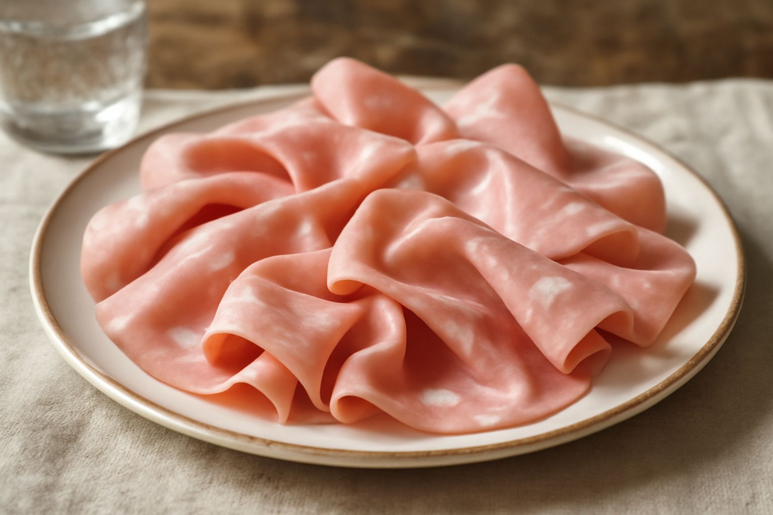 Mortadella di Forlì affettata
