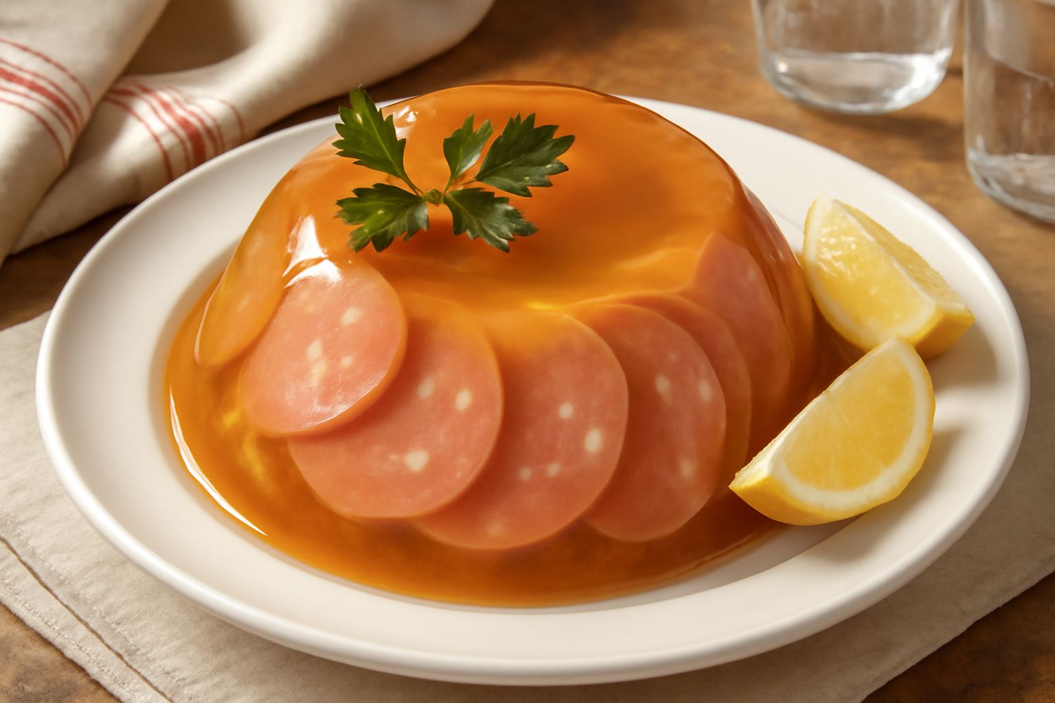 Mortadella in gelatina