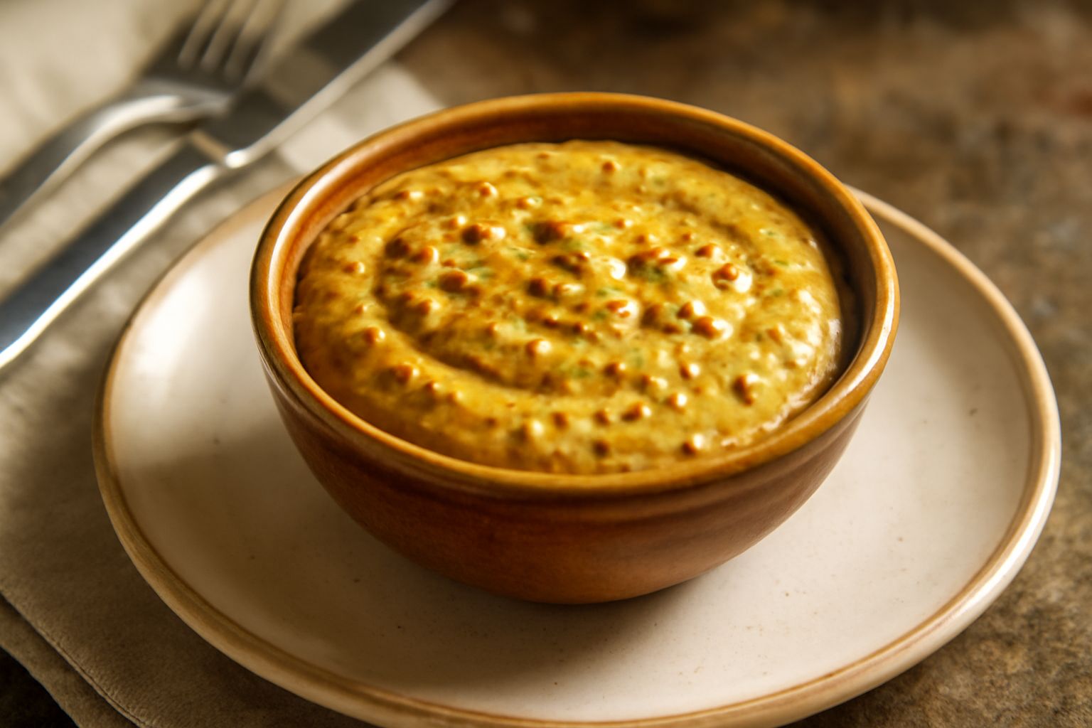 Mustard seed condiment