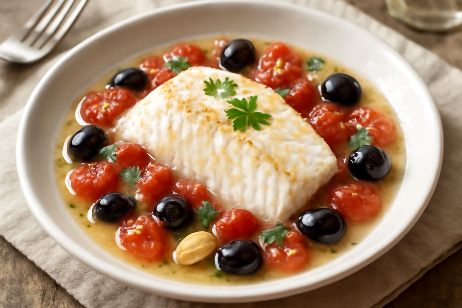 Nasello all'acqua pazza