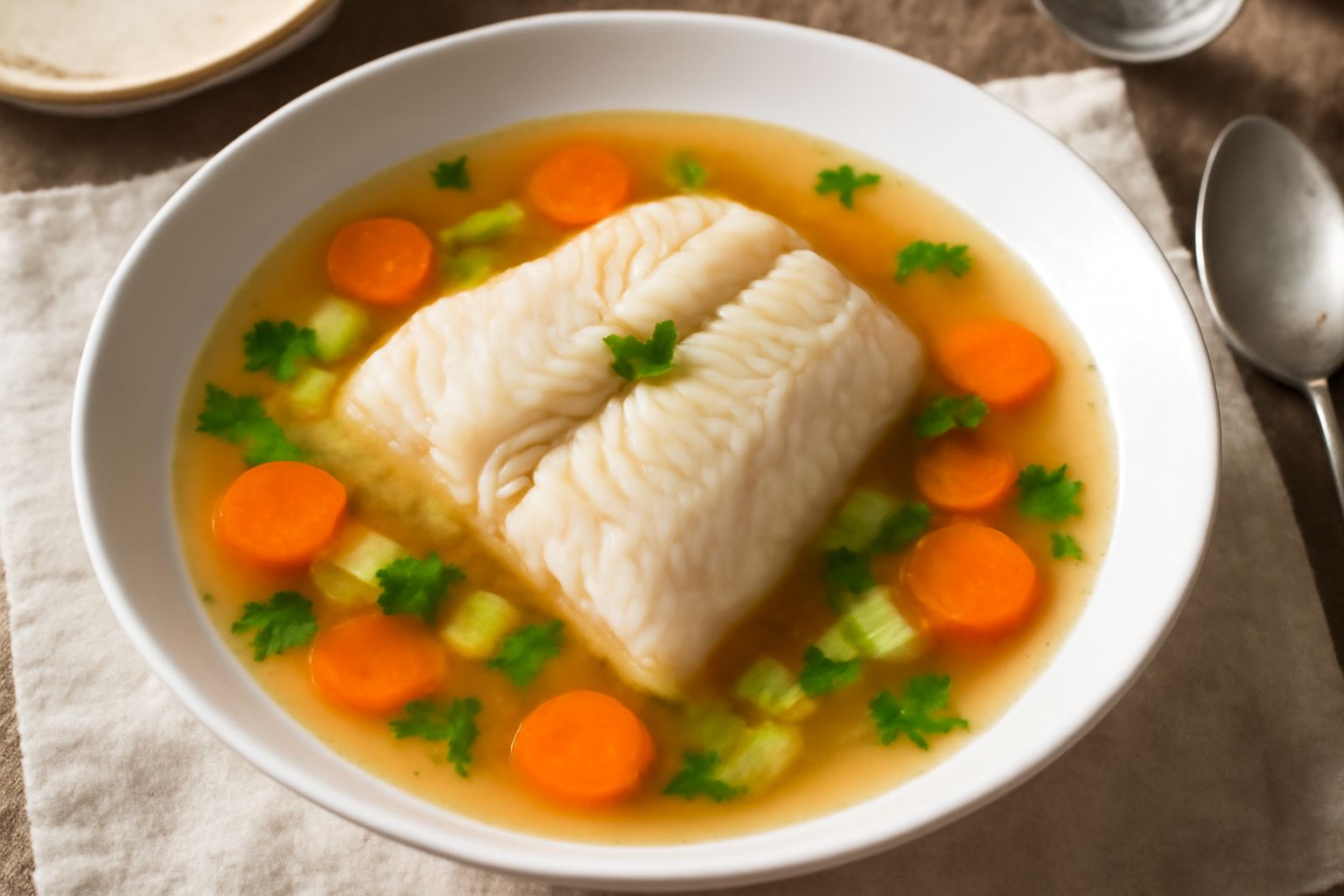 Nasello in brodo