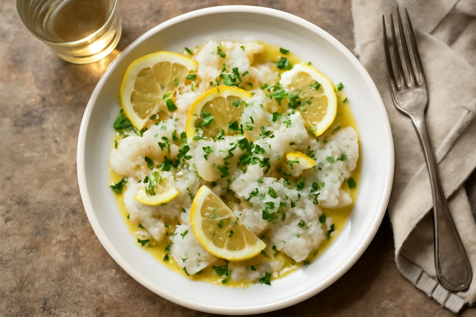 Nasello marinato: il pesce bianco che sa di mare e limone