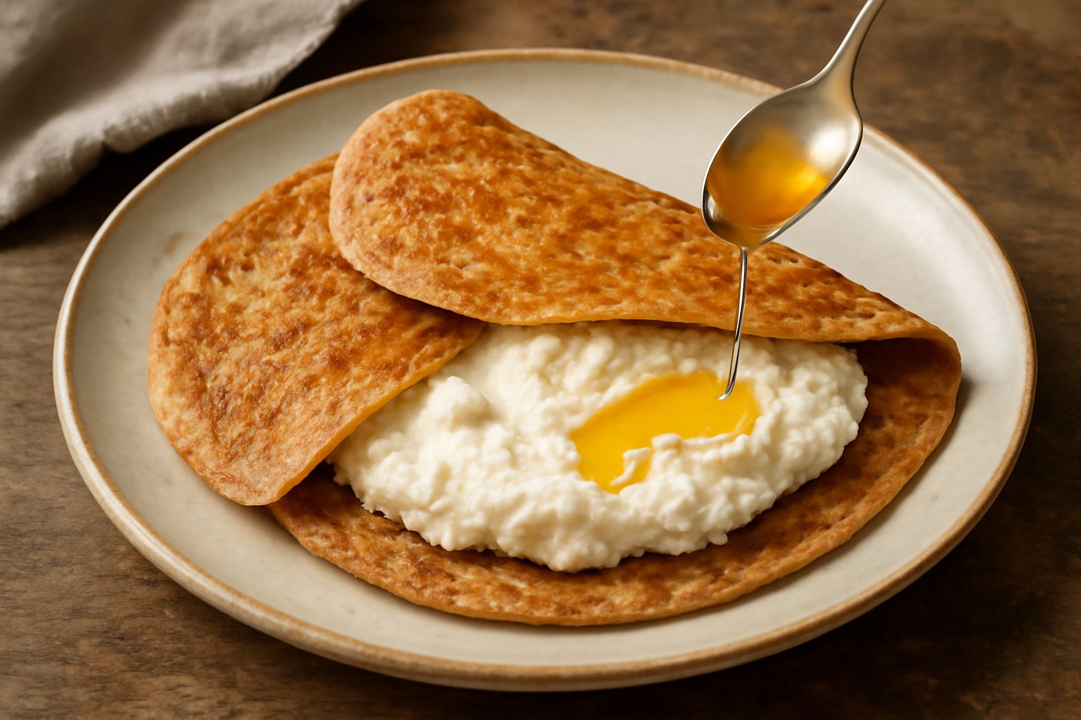 Necci con ricotta