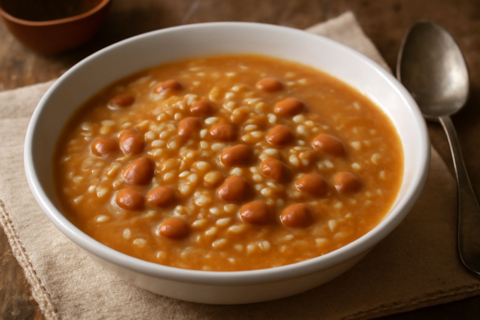 ミnestra d'orzo e fagioli