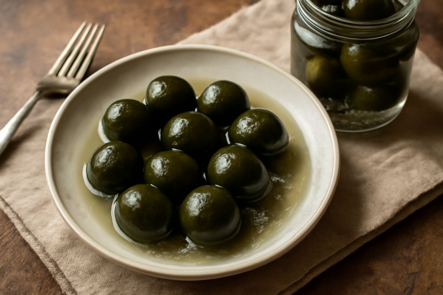 Noce verde sotto sale