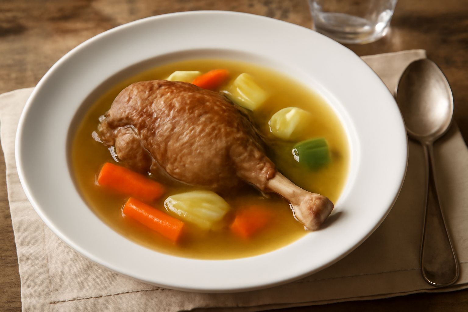 Oca in brodo