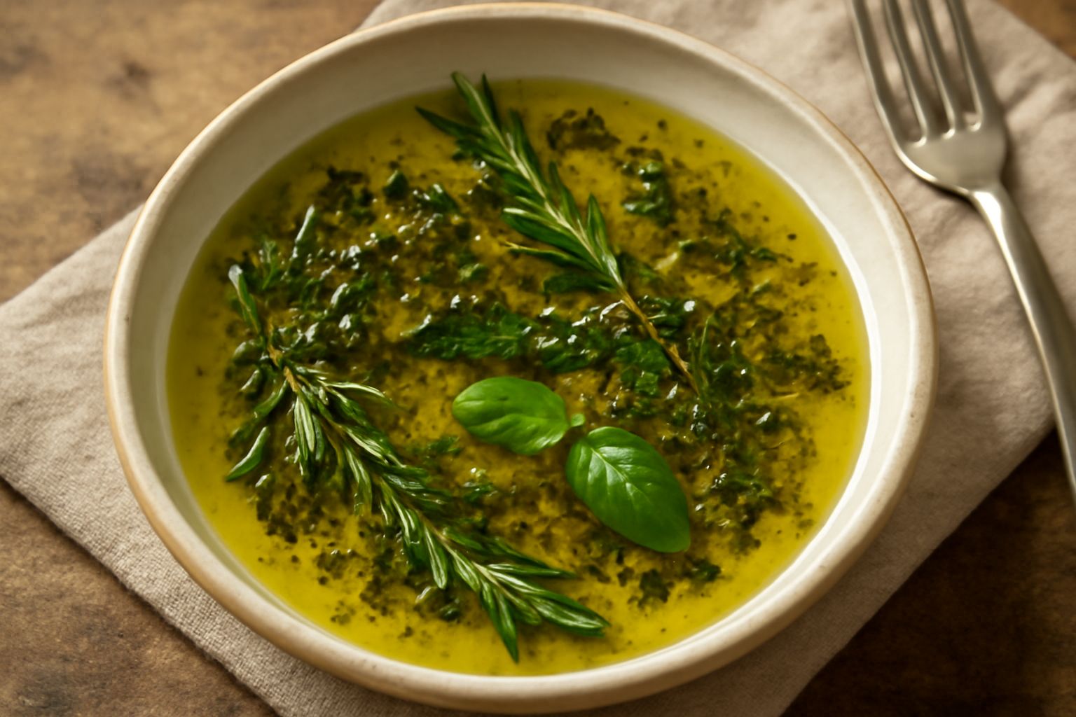 Olio aromatico alle erbe