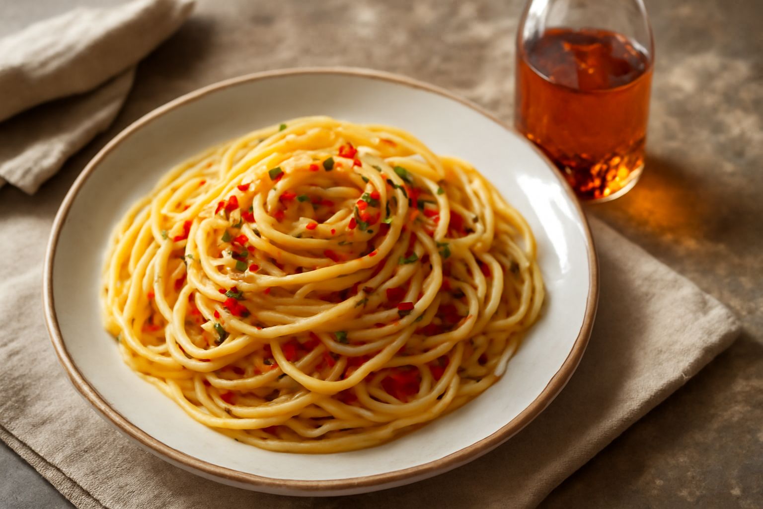 Olio infuso al peperoncino