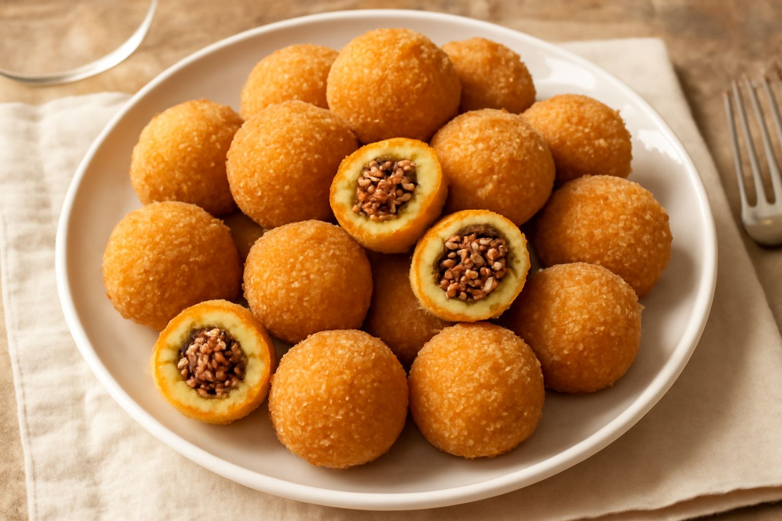Olive all'ascolana siciliana