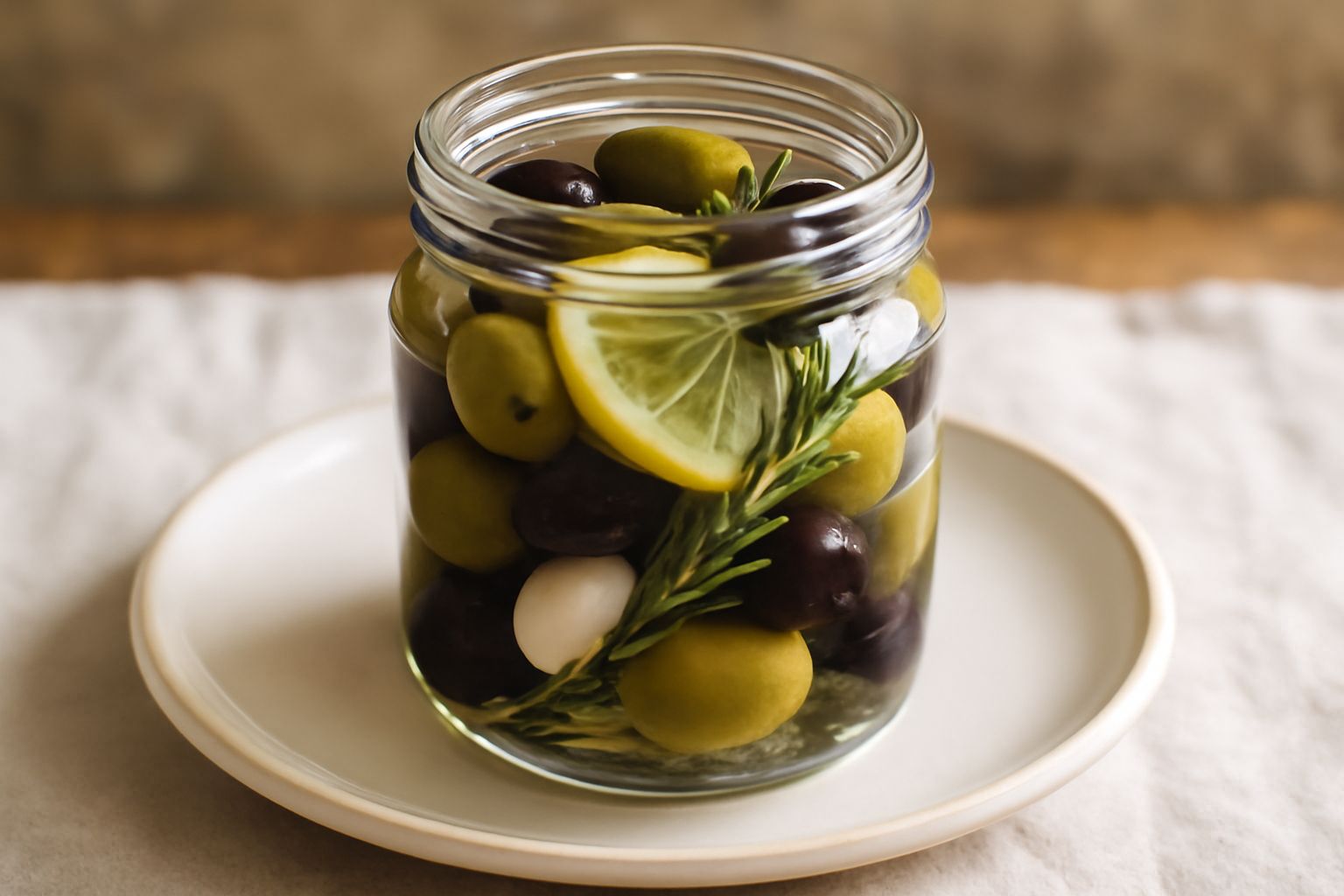 Olive da tavola conservate