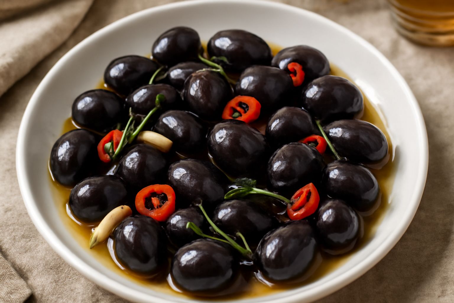 Olive nere marinate